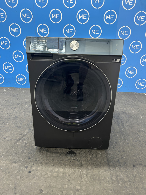 Hisense WF7S1247BB Washing Machine, 12kg, 1400 Spin, Black, A Rated - Damaged Item Image
