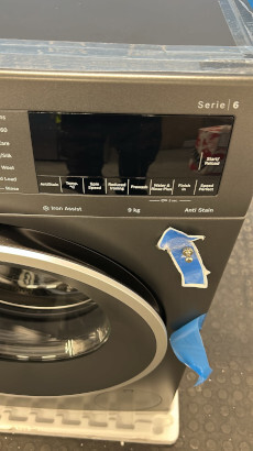 Bosch WGG244ZCGB Series 6 Washing Machine, 9kg, 1400 Spin, Grey, A Rated - Damaged Item Image