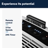 DeLonghi PAC EM82K Portable Air Conditioner,  Vented, White