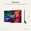 LG 100MRGB96B6.AEK 100" Micro RGB Smart Television, 4K Ultra HD, Black, D Rated