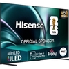 Hisense 100U7QTUK 100" ULED Mini LED Smart Television, 4K Ultra HD, Black, F Rated