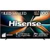 Hisense 100U7QTUK 100" ULED Mini LED Smart Television, 4K Ultra HD, Black, F Rated