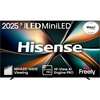 Hisense 100U7QTUK 100" ULED Mini LED Smart Television, 4K Ultra HD, Black, F Rated