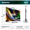 Hisense 100UR8STUK 100" RGB MiniLED Smart Television, 4K Ultra HD, Black, B Rated