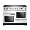 Rangemaster PDL110EIWH/C 110cm Induction Range Cooker Professional Deluxe White / Chrome, A Rated