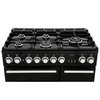 Rangemaster NEX90DFFBL/C 90cm Dual Fuel Range Cooker Nexus Black / Chrome, A Rated