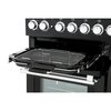 Rangemaster NEX90DFFBL/C 90cm Dual Fuel Range Cooker Nexus Black / Chrome, A Rated