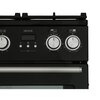 Rangemaster NEX110DFFBL/C 110cm Dual Fuel Range Cooker Nexus Black / Chrome, A Rated