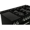 Rangemaster NEX110DFFBL/C 110cm Dual Fuel Range Cooker Nexus Black / Chrome, A Rated