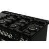 Rangemaster NEX110DFFBL/C 110cm Dual Fuel Range Cooker Nexus Black / Chrome, A Rated