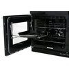 Rangemaster NEX110DFFBL/C 110cm Dual Fuel Range Cooker Nexus Black / Chrome, A Rated