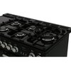 Rangemaster NEX110DFFBL/C 110cm Dual Fuel Range Cooker Nexus Black / Chrome, A Rated