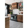 Rangemaster NEX110DFFBL/C 110cm Dual Fuel Range Cooker Nexus Black / Chrome, A Rated