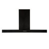 Rangemaster UNBHDS110BL 110cm Chimney Cooker Hood Flat Black, B Rated