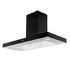 Rangemaster UNBHDS110BL 110cm Chimney Cooker Hood Flat Black, B Rated