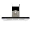 Rangemaster UNBHDS110BL 110cm Chimney Cooker Hood Flat Black, B Rated