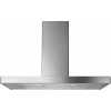 Rangemaster UNBHDS100SS 100cm Chimney Cooker Hood Flat Stainless Steel, B Rated