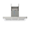 Rangemaster UNBHDS90SS 90cm Chimney Cooker Hood Flat Stainless Steel, C Rated