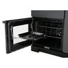 Rangemaster PDL100DFFSL/C 100cm Dual Fuel Range Cooker Professional Deluxe Slate / Chrome, A Rated