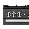 Rangemaster PDL100DFFSL/C 100cm Dual Fuel Range Cooker Professional Deluxe Slate / Chrome, A Rated