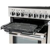 Rangemaster PDL90DFFSL/C 90cm Dual Fuel Range Cooker Professional Deluxe Slate / Chrome, A Rated