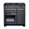 Rangemaster PDL90DFFSL/C 90cm Dual Fuel Range Cooker Professional Deluxe Slate / Chrome, A Rated