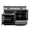 Rangemaster NEX110DFFSL/C 110cm Dual Fuel Range Cooker Nexus Slate / Chrome, A Rated
