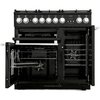 Rangemaster NEX90DFFSS/C 90cm Dual Fuel Range Cooker Nexus Stainless Steel / Chrome, A Rated