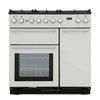 Rangemaster NEX90DFFWH/C 90cm Dual Fuel Range Cooker Nexus White / Chrome, A Rated