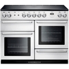 Rangemaster NEX110EIWH/C 110cm Induction Range Cooker Nexus White / Chrome, A Rated