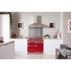 Rangemaster ELS90EIRD 90cm Induction Range Cooker Elise Cherry Red / Brushed Nickel, A Rated