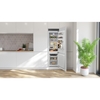 Sharp SJ-BE237M01X-EN No Frost Integrated Fridge Freezer, Sliding Hinge, 70/30, White, E Rated