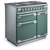 Rangemaster ELS90DFFSL 90cm Dual Fuel Range Cooker Elise Slate / Brushed Nickel, A Rated