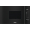 Miele ContourLine M2234SC Obsidian Black Built-In Microwave with Grill