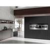 Miele ContourLine DGM7340 CleanSteel Built-In Combination Microwave Oven with Steam Function, Stainless Steel