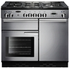 Rangemaster PROP100NGFSS/C 100cm Gas Range Cooker Professional Plus Stainless Steel / Chrome, A+ Rated