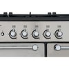 Rangemaster KCH100NGFSS/C 100cm Gas Range Cooker Kitchener Stainless Steel / Chrome, A+ Rated