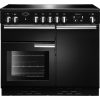 Rangemaster PROP100ECBL/C 100cm Ceramic Range Cooker Professional Plus Black / Chrome, A Rated