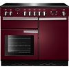 Rangemaster PROP100ECCY/C 100cm Ceramic Range Cooker Professional Plus Cranberry / Chrome, A Rated