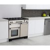 Rangemaster KCH100ECCR/C 100cm Ceramic Range Cooker Kitchener Cream / Chrome, A Rated