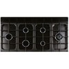 Rangemaster CLA110NGFBL/C 110cm Gas Range Cooker Classic Black / Chrome, A+ Rated