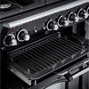 Rangemaster CLA110NGFBL/C 110cm Gas Range Cooker Classic Black / Chrome, A+ Rated