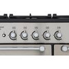 Rangemaster KCH90NGFCR/C 90cm Gas Range Cooker Kitchener Cream / Chrome, A+ Rated