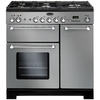 Rangemaster KCH90NGFSS/C 90cm Gas Range Cooker Kitchener Stainless Steel / Chrome, A+ Rated