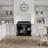 Rangemaster CLA110EIBL/C 110cm Induction Range Cooker Classic Black / Chrome, A Rated