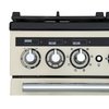 Rangemaster EDL90DFFIV/C 90cm Dual Fuel Range Cooker Encore Deluxe Ivory / Chrome, A Rated
