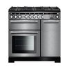 Rangemaster EDL90DFFSS/C 90cm Dual Fuel Range Cooker Encore Deluxe Stainless Steel / Chrome, A Rated