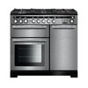 Rangemaster EDL100DFFSS/C 100cm Dual Fuel Range Cooker Encore Deluxe Stainless Steel / Chrome, A Rated