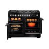 Rangemaster EDL110DFFSL/C 110cm Dual Fuel Range Cooker Encore Deluxe Slate / Chrome, A Rated