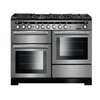 Rangemaster EDL110DFFSS/C 110cm Dual Fuel Range Cooker Encore Deluxe Stainless Steel / Chrome, A Rated